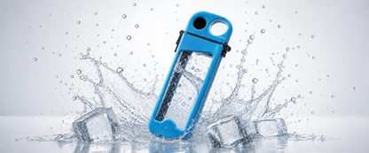 Square 350ml Sports Water Bottle – Portable Plastic Fitness & Outdoor Cup