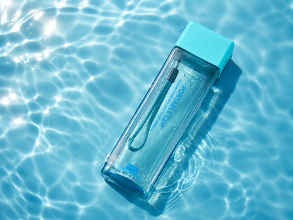500ml Kawaii Square Water Bottle – Frosted Portable Student Bottle